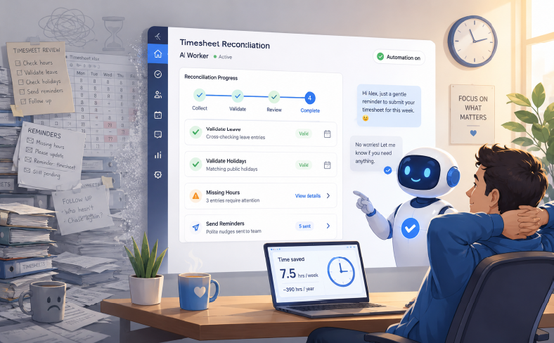 I gave an AI worker one boring job. It saved us hours every week